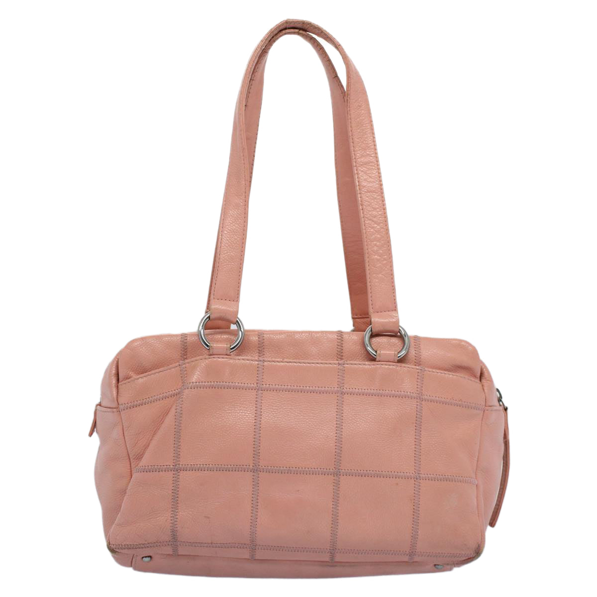 CHANEL Shoulder Bag Caviar Skin Pink CC Auth bs8334 - 0