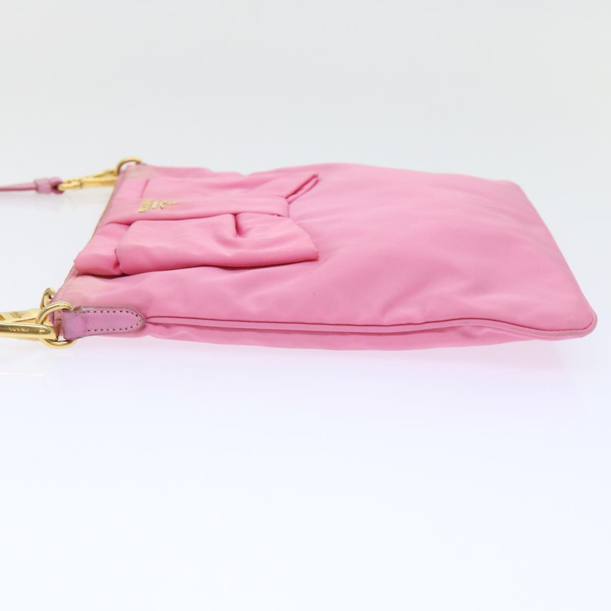 PRADA Shoulder Bag Nylon Pink Auth bs8338