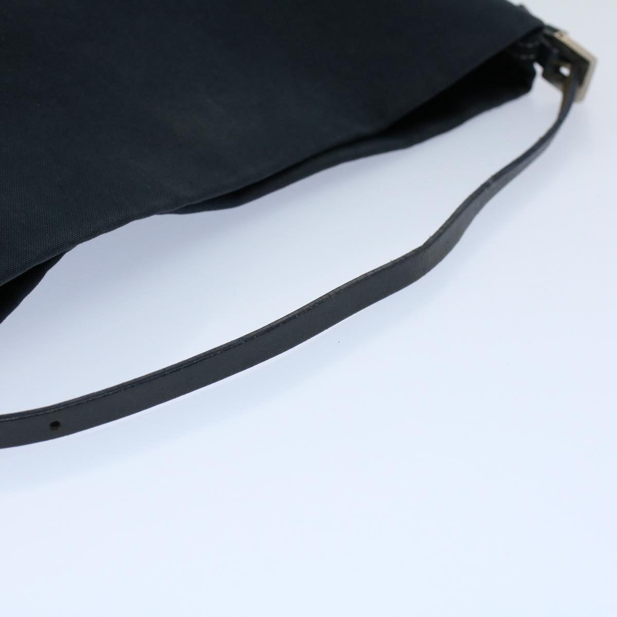 FENDI Shoulder Bag Canvas Navy Auth bs8339