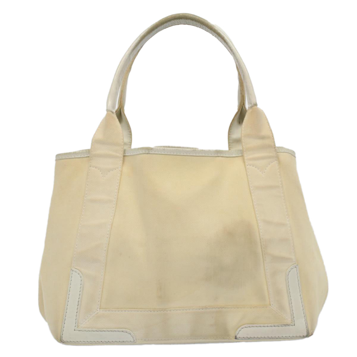 BALENCIAGA Tote Bag Canvas White 339933 Auth bs8347