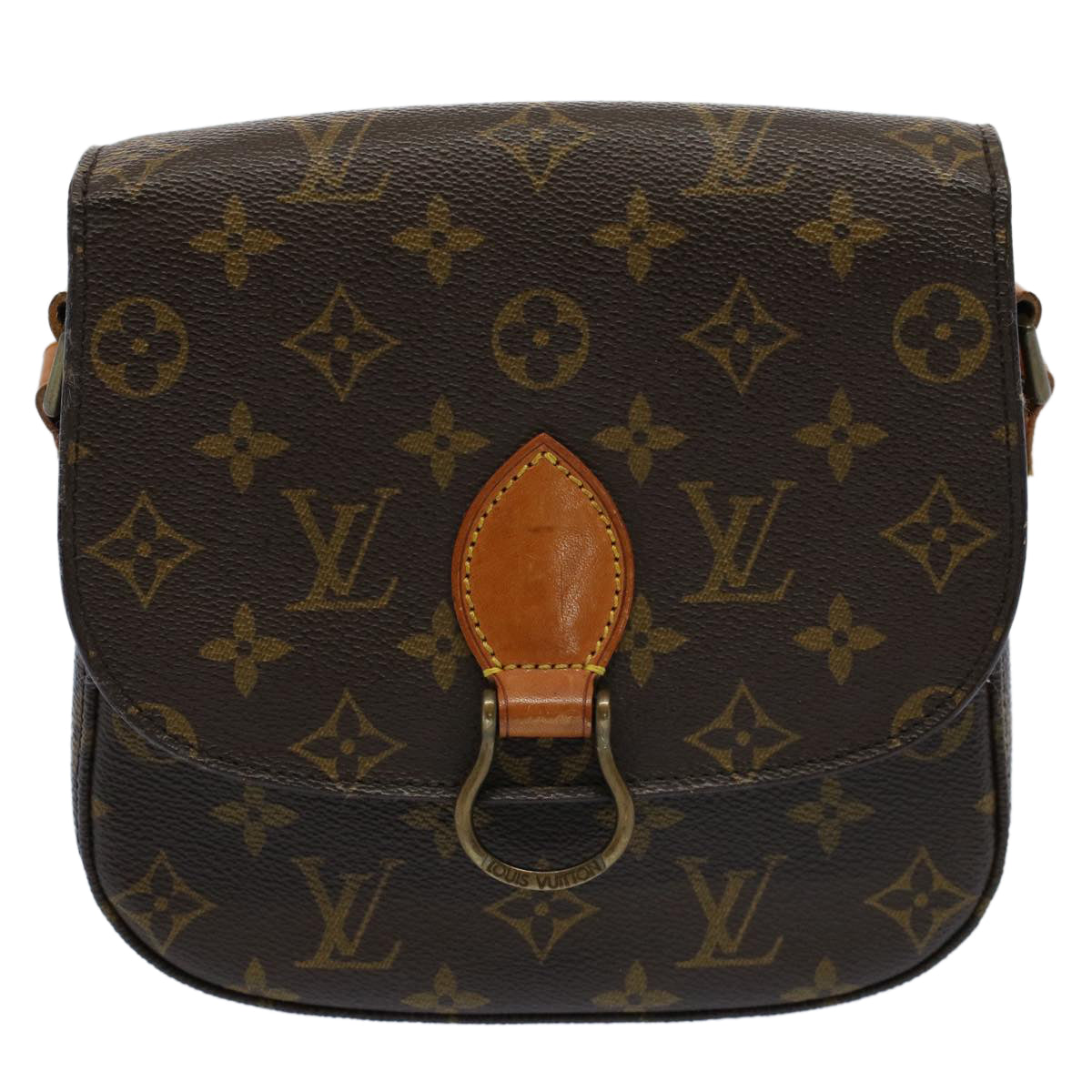 LOUIS VUITTON Monogram Saint Cloud MM Shoulder Bag M51243 LV Auth bs8349