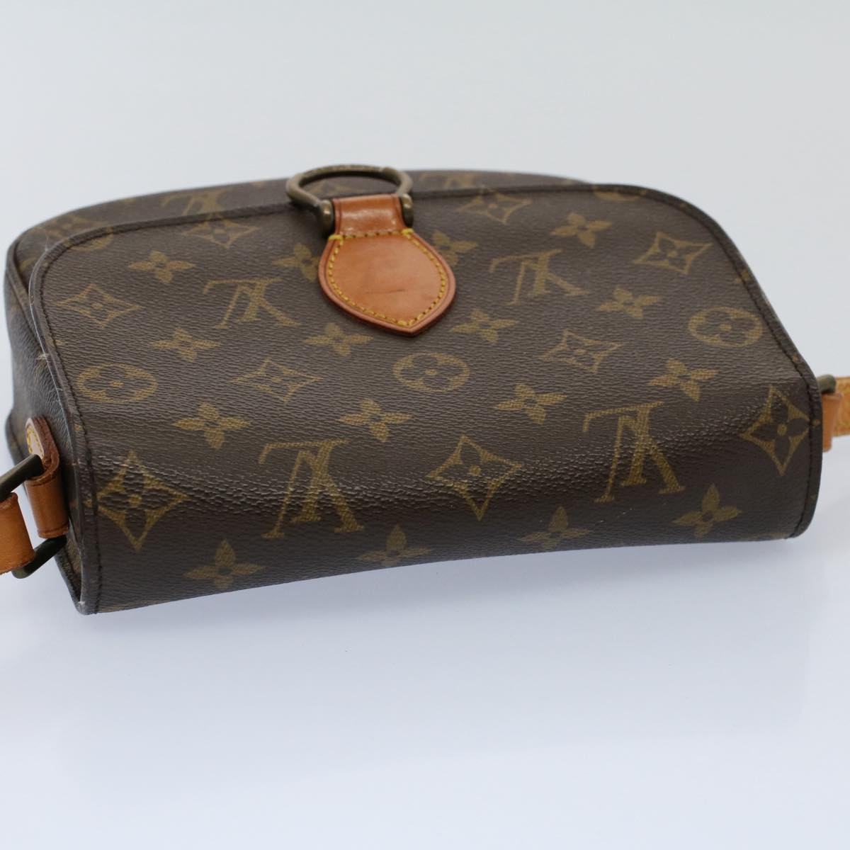 LOUIS VUITTON Monogram Saint Cloud MM Shoulder Bag M51243 LV Auth bs8349