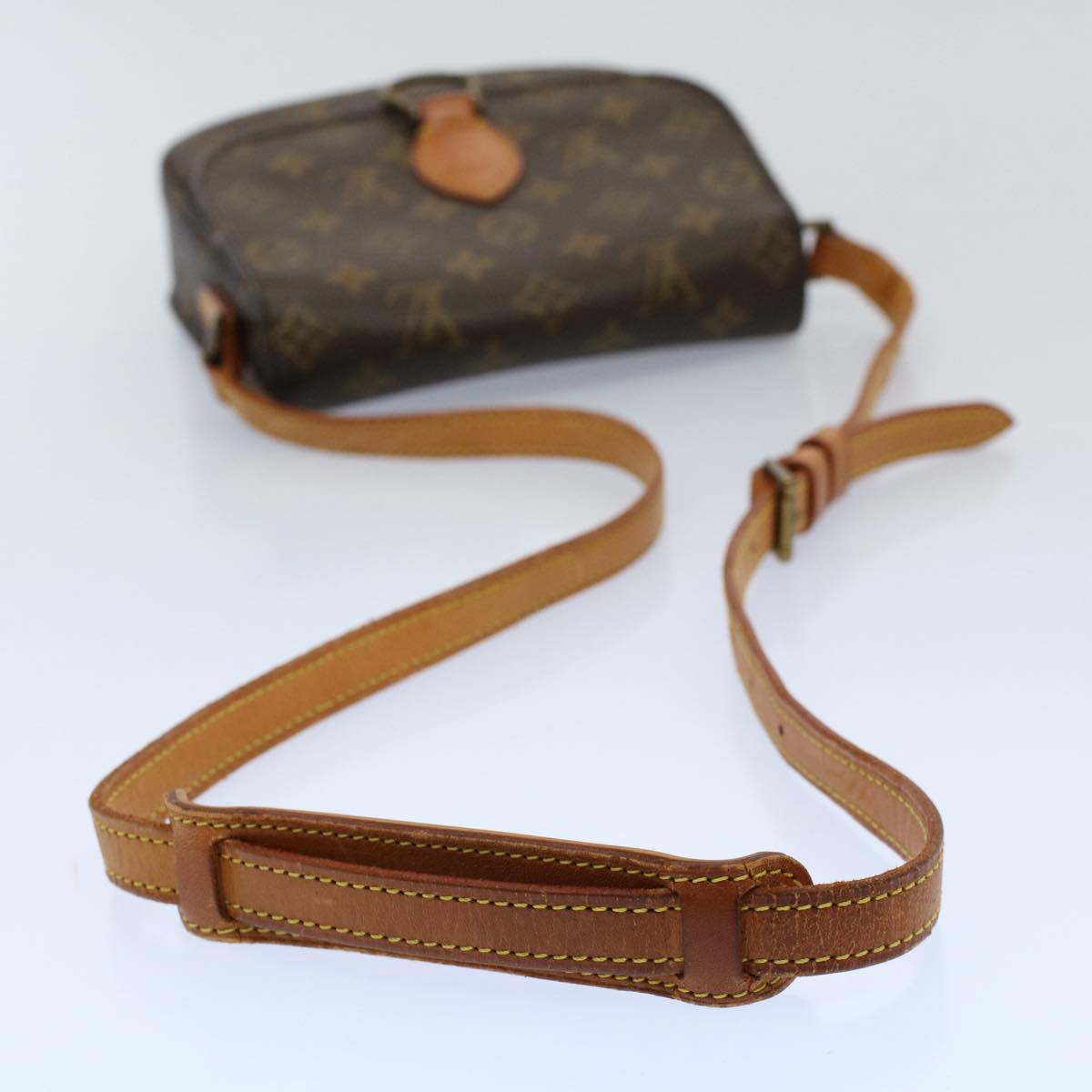 LOUIS VUITTON Monogram Saint Cloud MM Shoulder Bag M51243 LV Auth bs8349