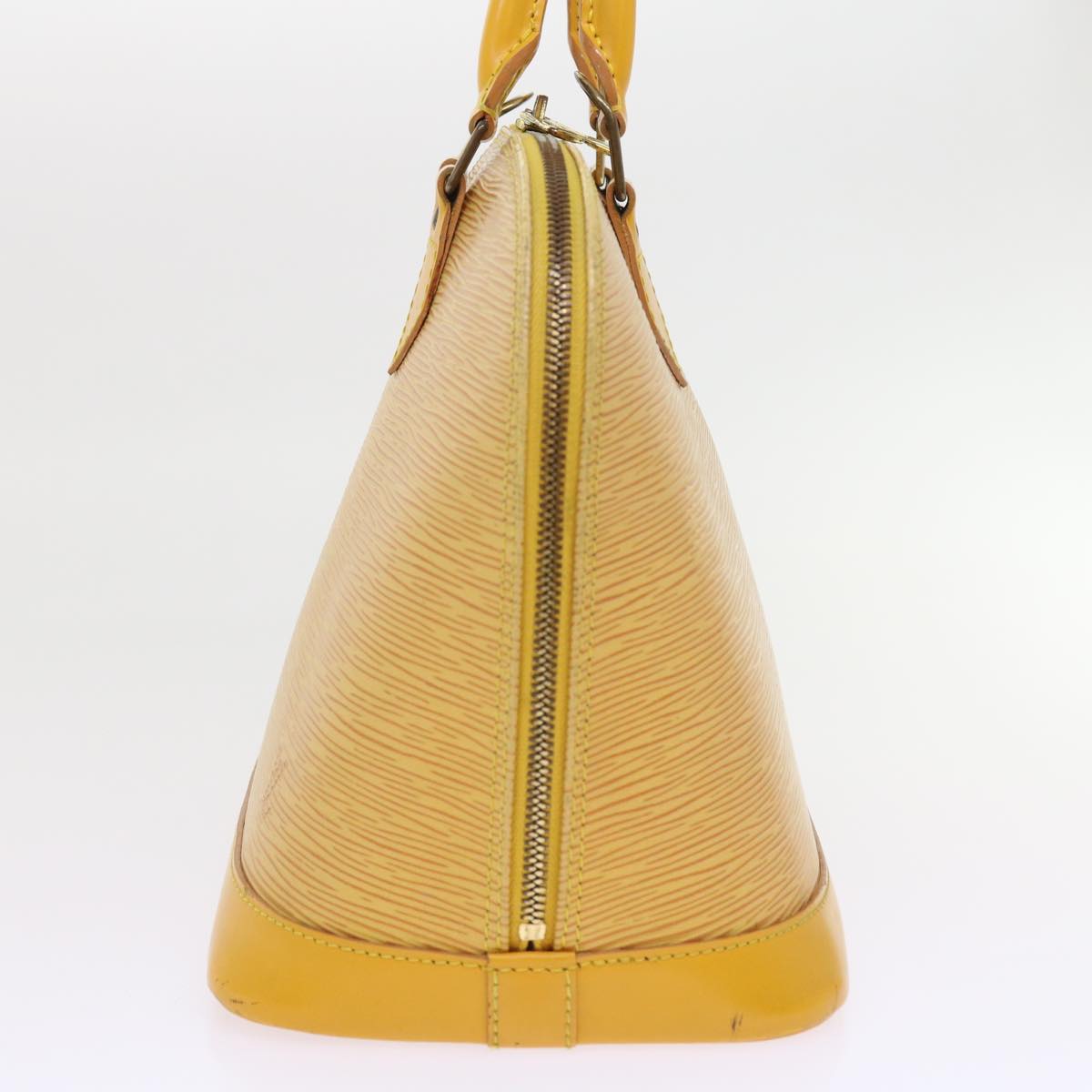 LOUIS VUITTON Epi Alma Hand Bag Tassili Yellow M52149 LV Auth bs8356