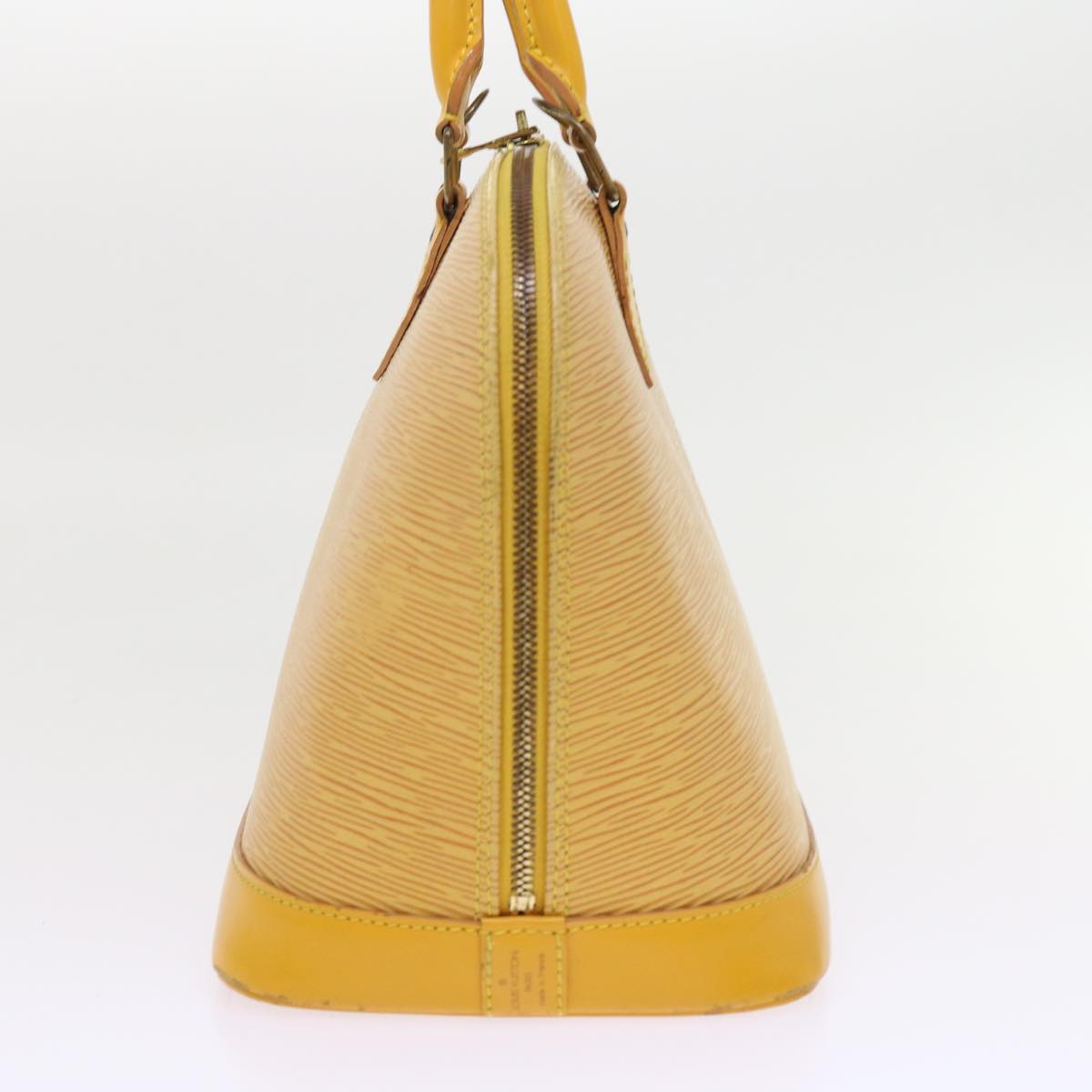 LOUIS VUITTON Epi Alma Hand Bag Tassili Yellow M52149 LV Auth bs8356