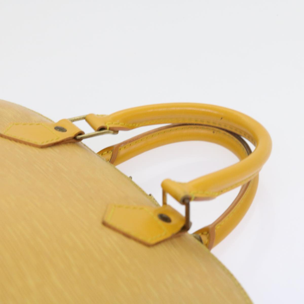 LOUIS VUITTON Epi Alma Hand Bag Tassili Yellow M52149 LV Auth bs8356