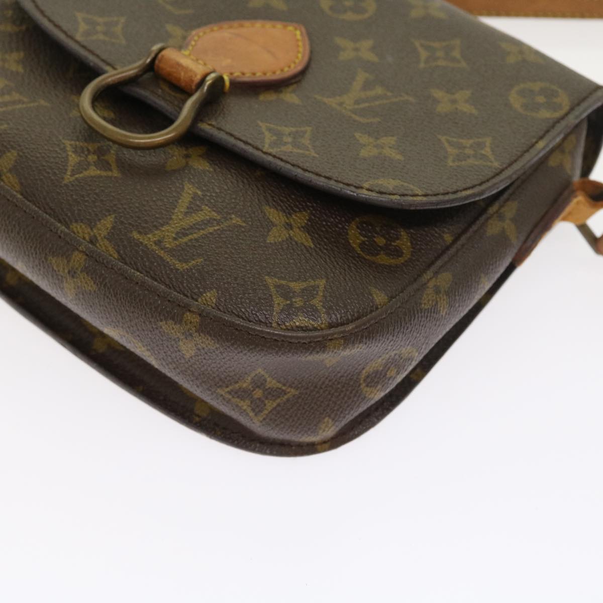 LOUIS VUITTON Monogram Saint Cloud MM Shoulder Bag M51243 LV Auth bs8372