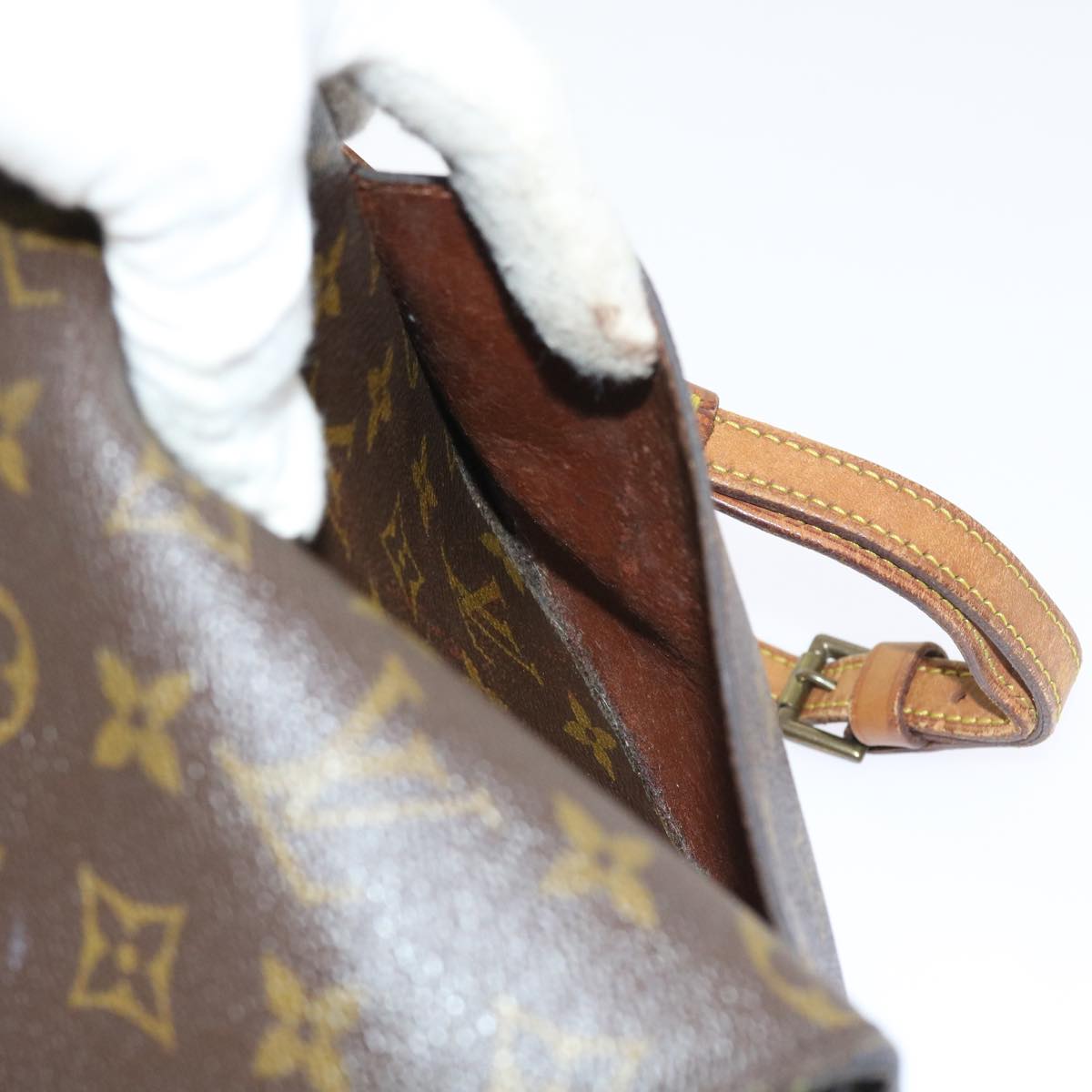 LOUIS VUITTON Monogram Saint Cloud MM Shoulder Bag M51243 LV Auth bs8372