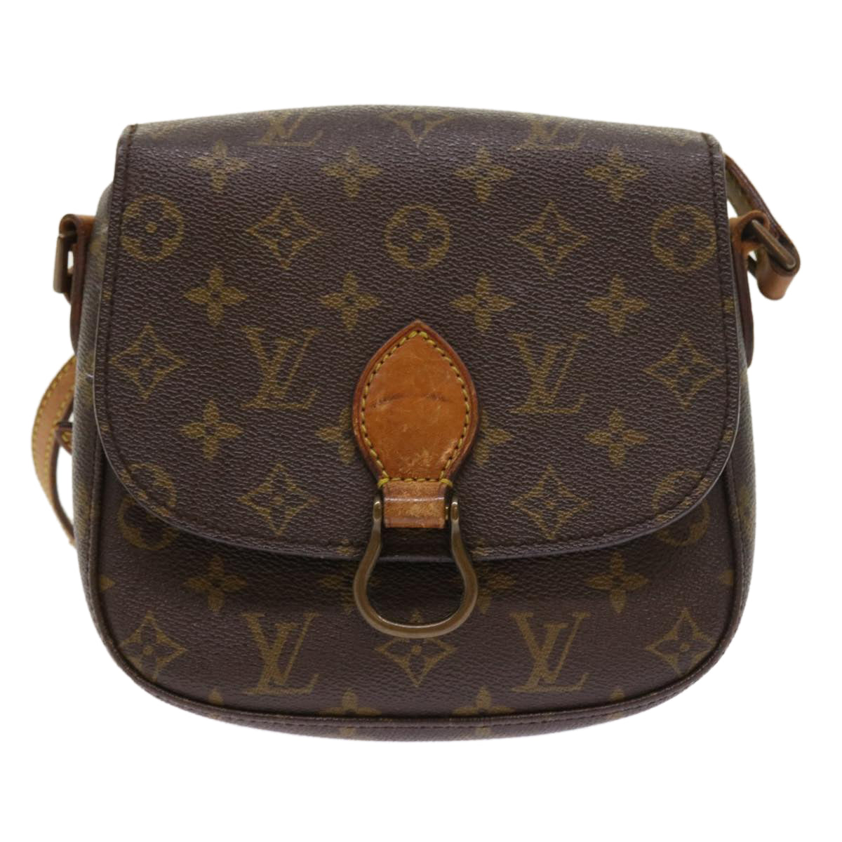 LOUIS VUITTON Monogram Saint Cloud MM Shoulder Bag M51243 LV Auth bs8372