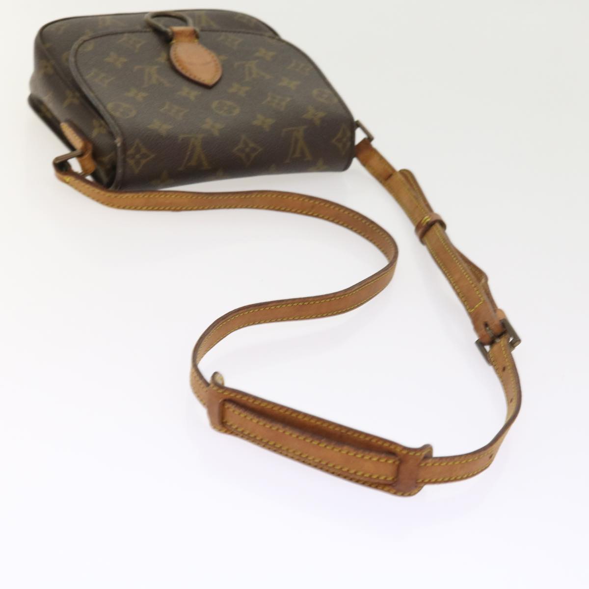 LOUIS VUITTON Monogram Saint Cloud MM Shoulder Bag M51243 LV Auth bs8372