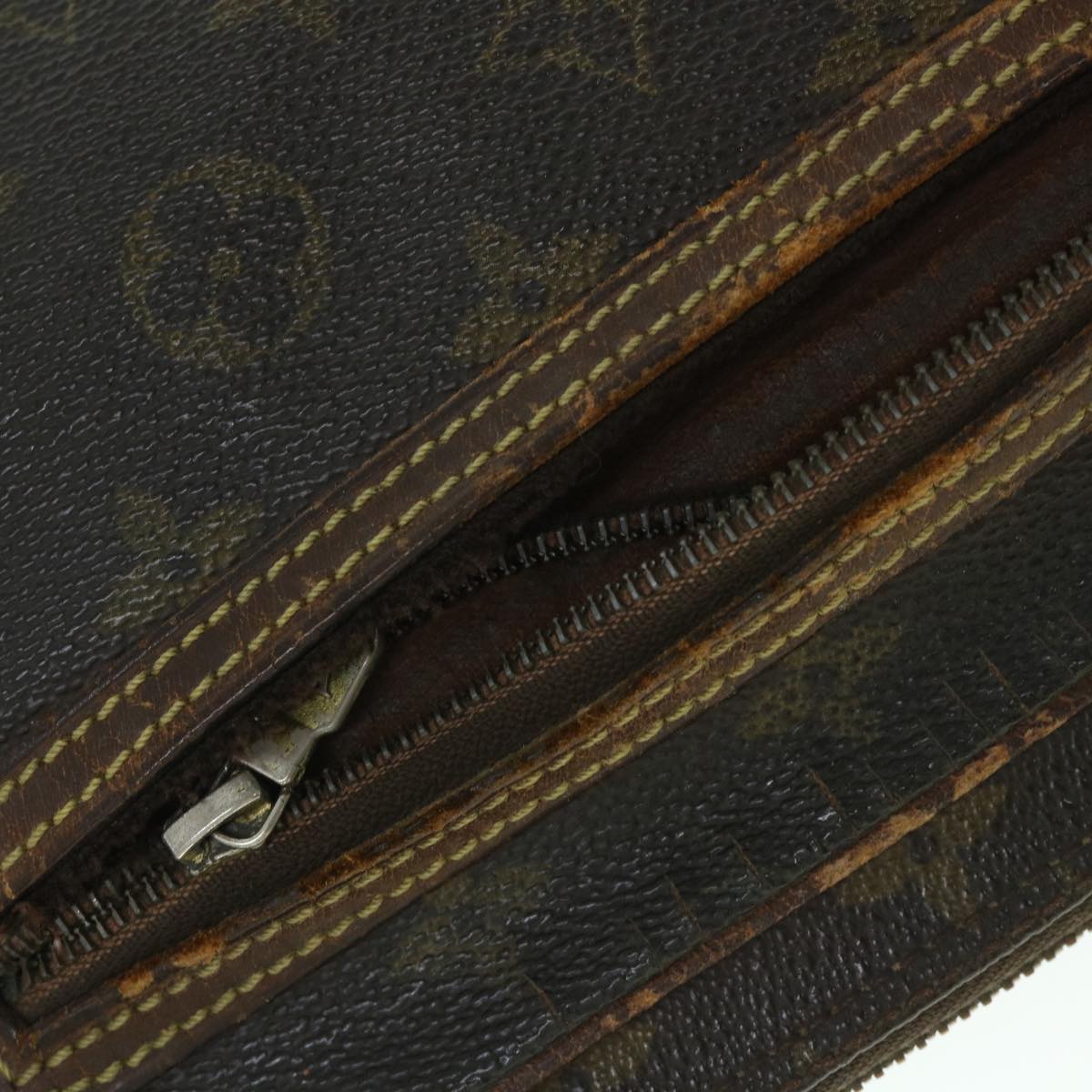 LOUIS VUITTON Monogram Marly Dragonne PM Clutch Bag M51827 LV Auth bs8377