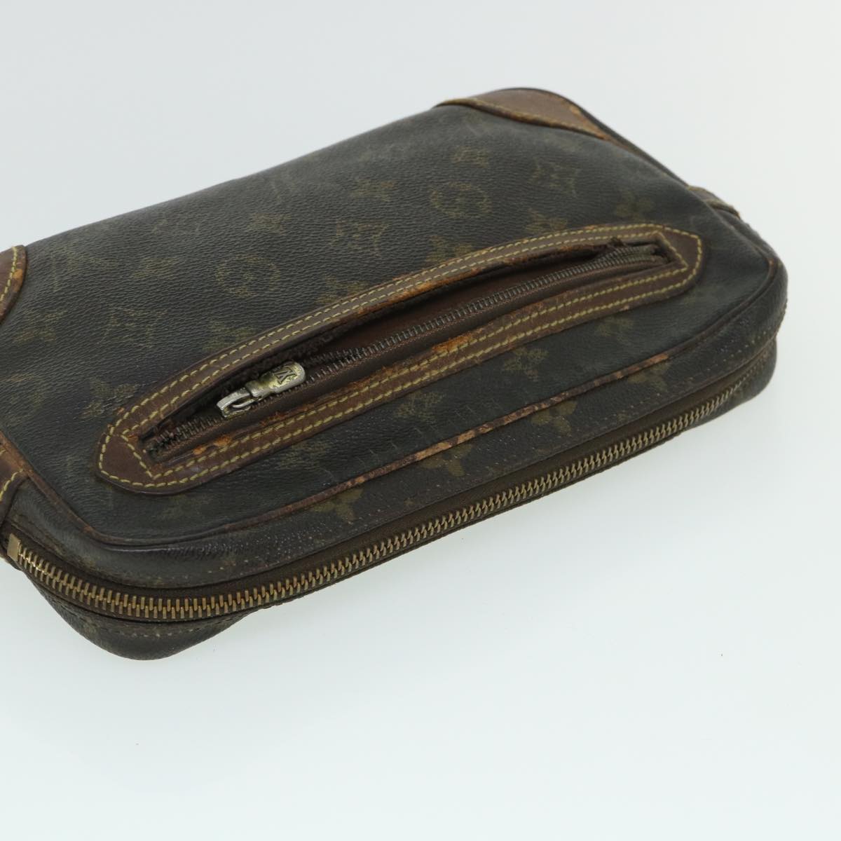 LOUIS VUITTON Monogram Marly Dragonne PM Clutch Bag M51827 LV Auth bs8377