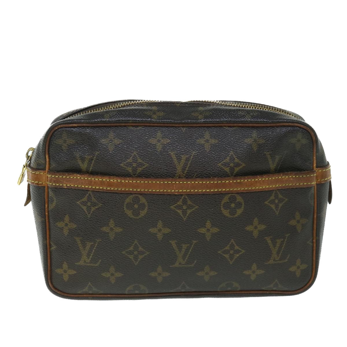 LOUIS VUITTON Monogram Compiegne 23 Clutch Bag M51847 LV Auth bs8378