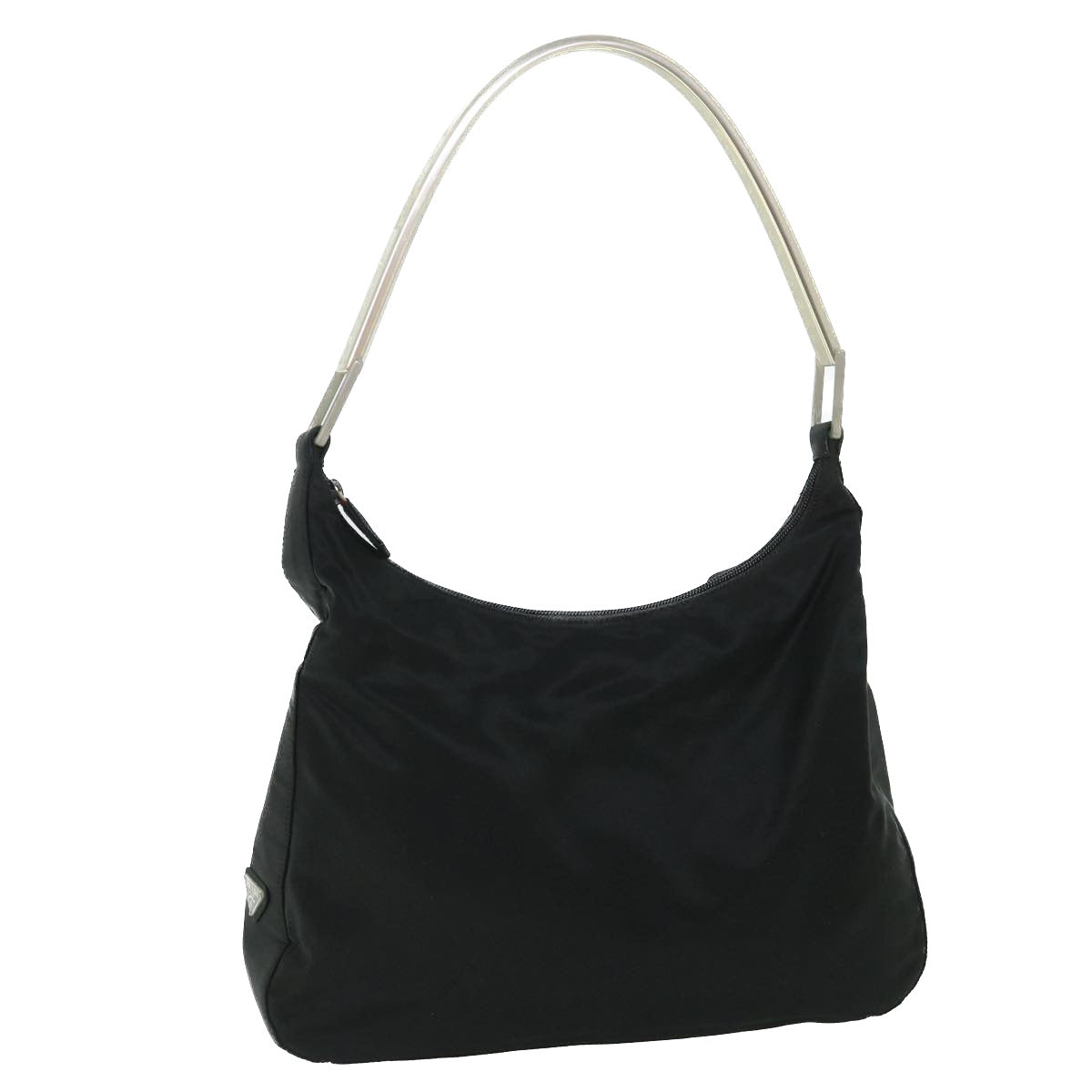 PRADA Shoulder Bag Nylon Black Auth bs8384