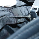 HERMES Acape Luco PM Hand Bag Nylon Black Auth bs8396-12