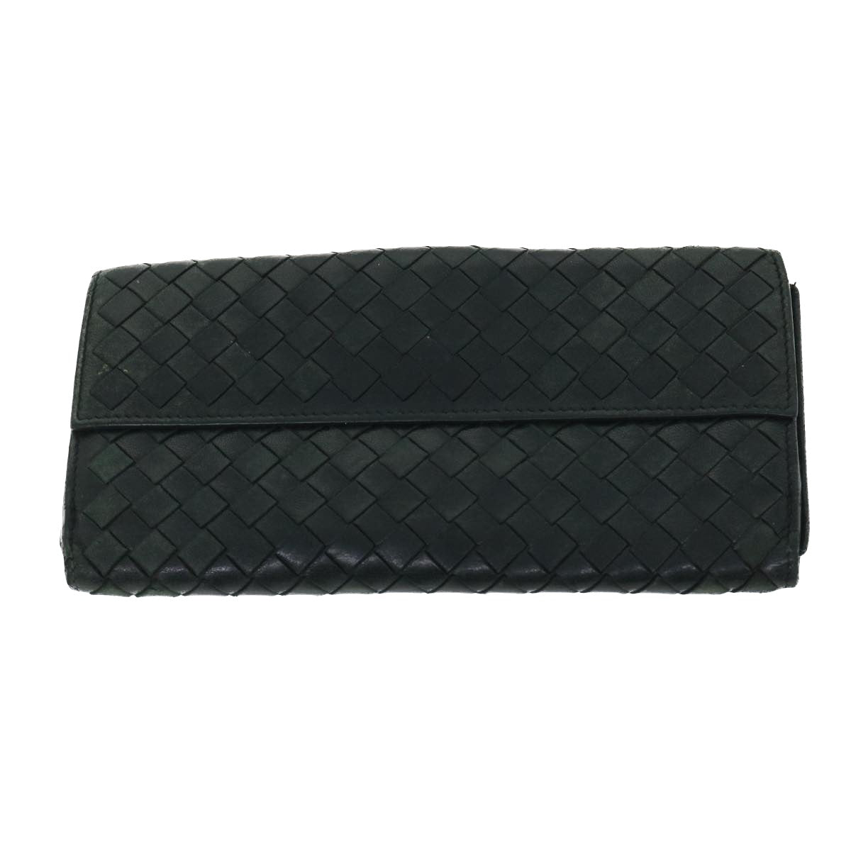 BOTTEGAVENETA INTRECCIATO Key Case Wallet Leather 5Set Black Red Auth bs8403 - 0
