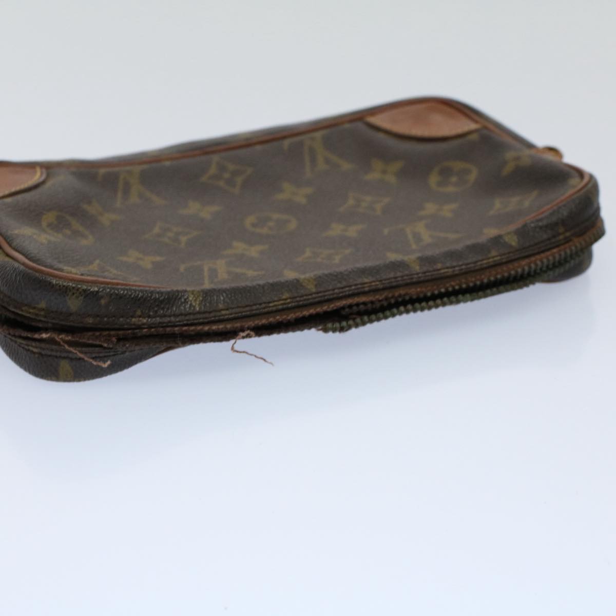 LOUIS VUITTON Monogram Clutch Bag Key Case 4Set LV Auth bs8417