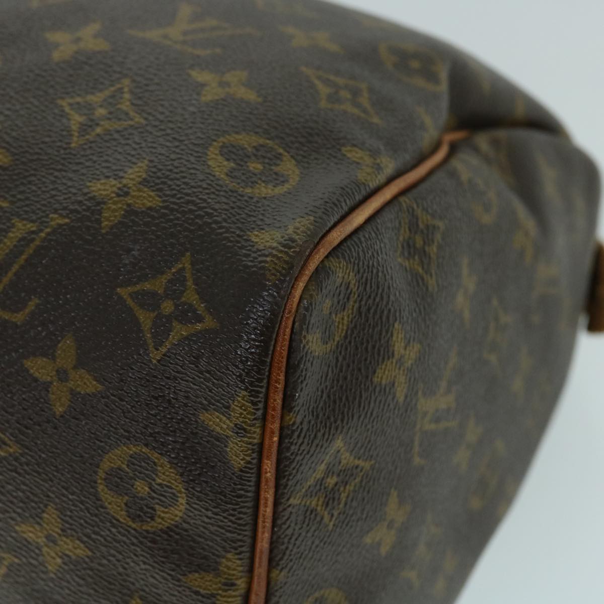 LOUIS VUITTON Monogram Speedy 35 Hand Bag M41524 LV Auth bs8445