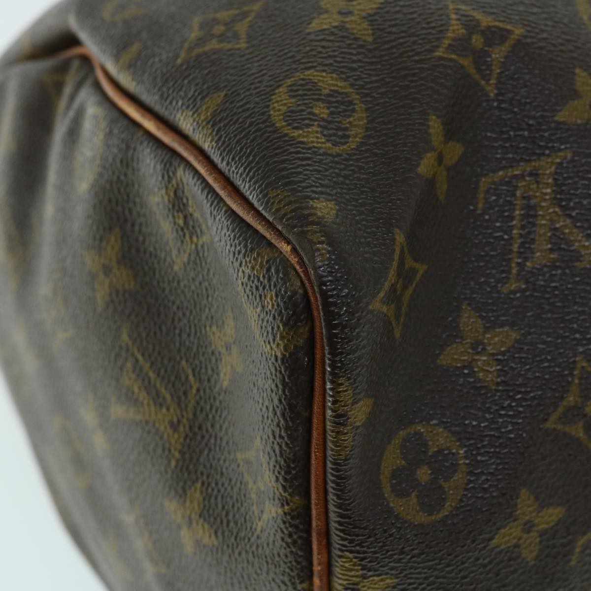 LOUIS VUITTON Monogram Speedy 35 Hand Bag M41524 LV Auth bs8445