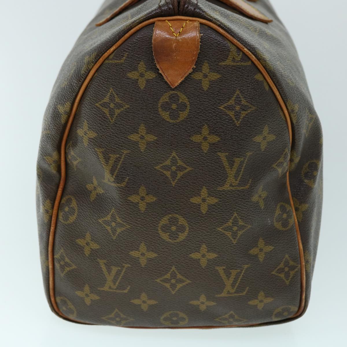 LOUIS VUITTON Monogram Speedy 35 Hand Bag M41524 LV Auth bs8445