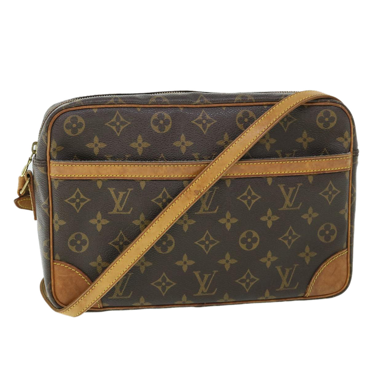 LOUIS VUITTON Monogram Trocadero 30 Shoulder Bag M51272 LV Auth bs8457