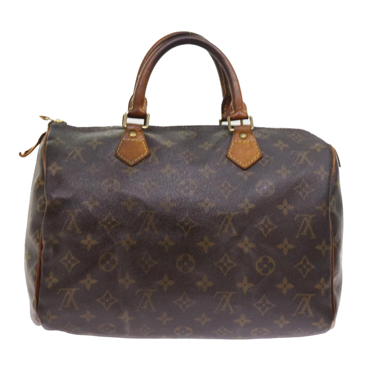 LOUIS VUITTON Monogram Speedy 30 Hand Bag M41526 LV Auth bs8459