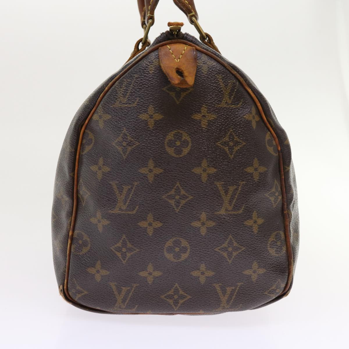 LOUIS VUITTON Monogram Speedy 30 Hand Bag M41526 LV Auth bs8459