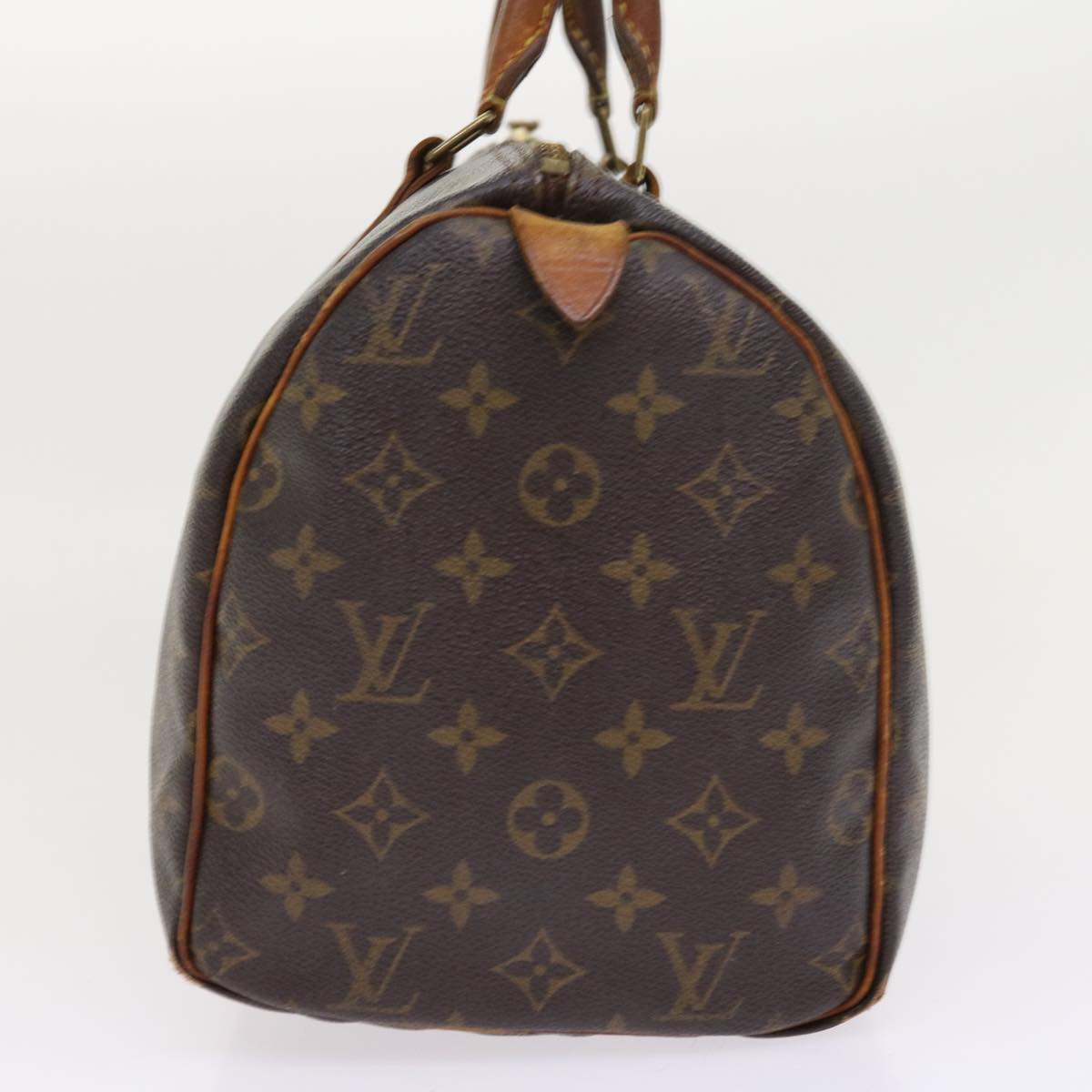 LOUIS VUITTON Monogram Speedy 30 Hand Bag M41526 LV Auth bs8459