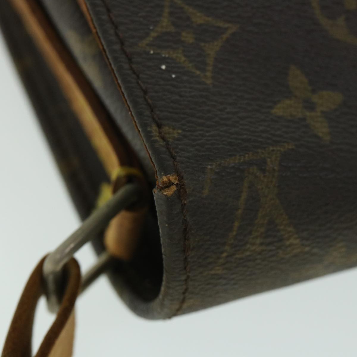 LOUIS VUITTON Monogram Cartouchiere GM Shoulder Bag M51252 LV Auth bs8462