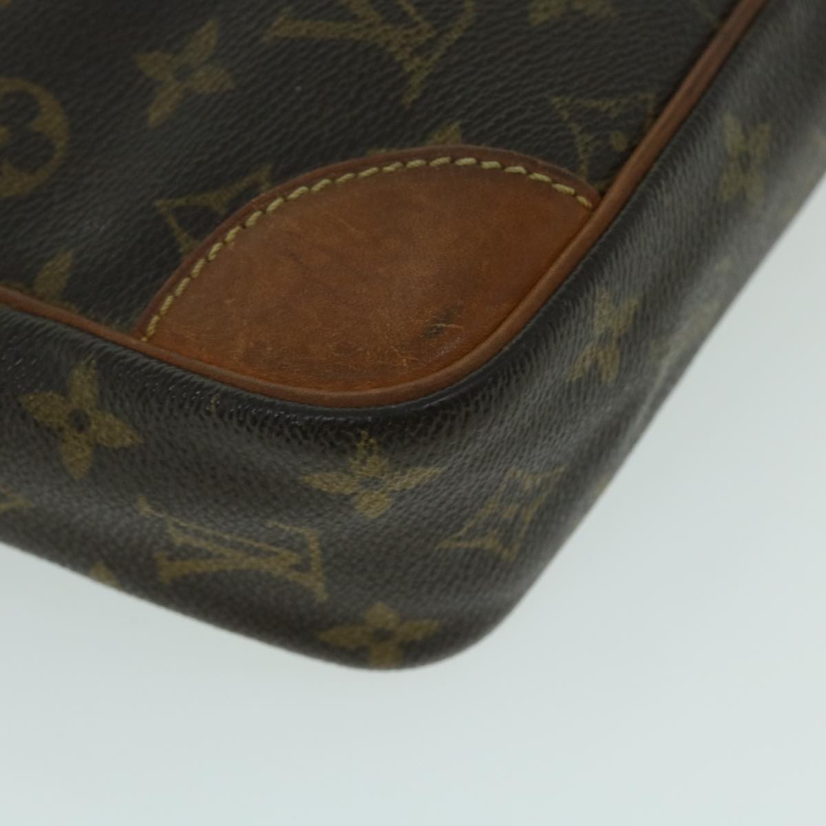 LOUIS VUITTON Monogram Compiegne 28 Clutch Bag M51845 LV Auth bs8478