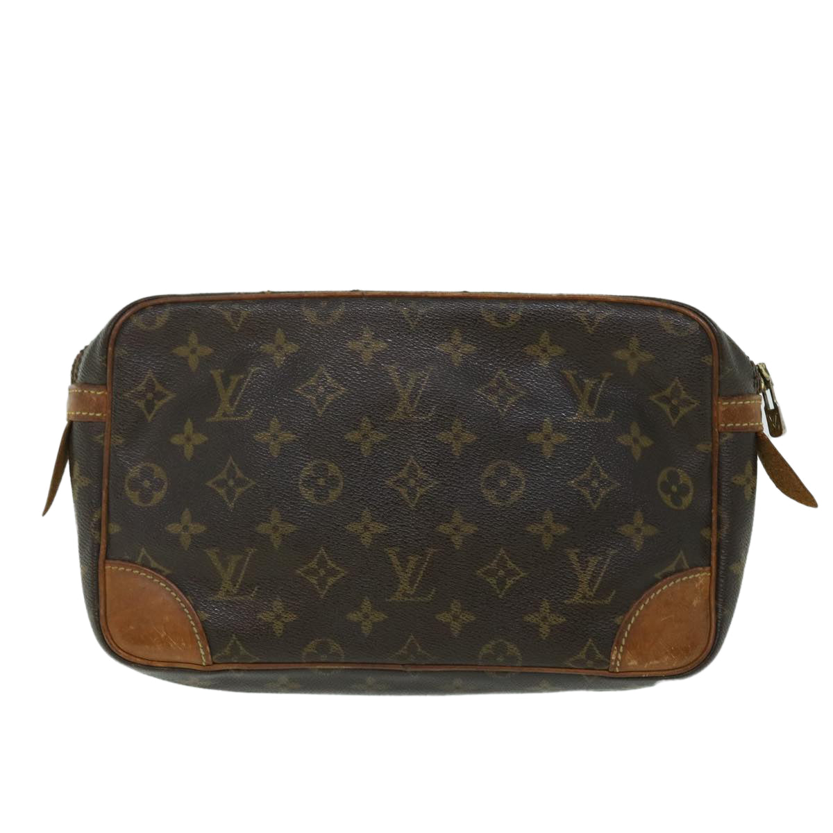 LOUIS VUITTON Monogram Compiegne 28 Clutch Bag M51845 LV Auth bs8478 - 0