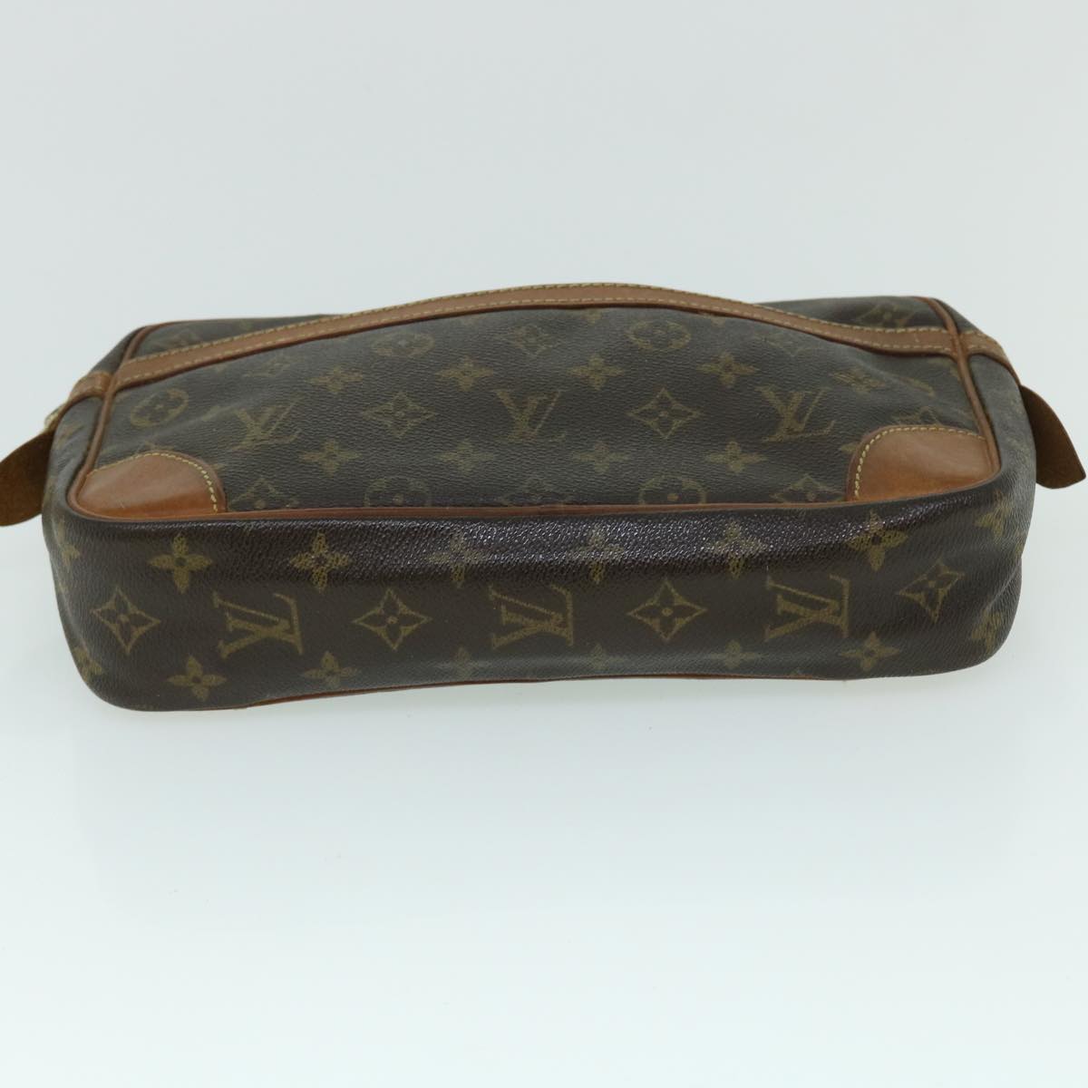 LOUIS VUITTON Monogram Compiegne 28 Clutch Bag M51845 LV Auth bs8478