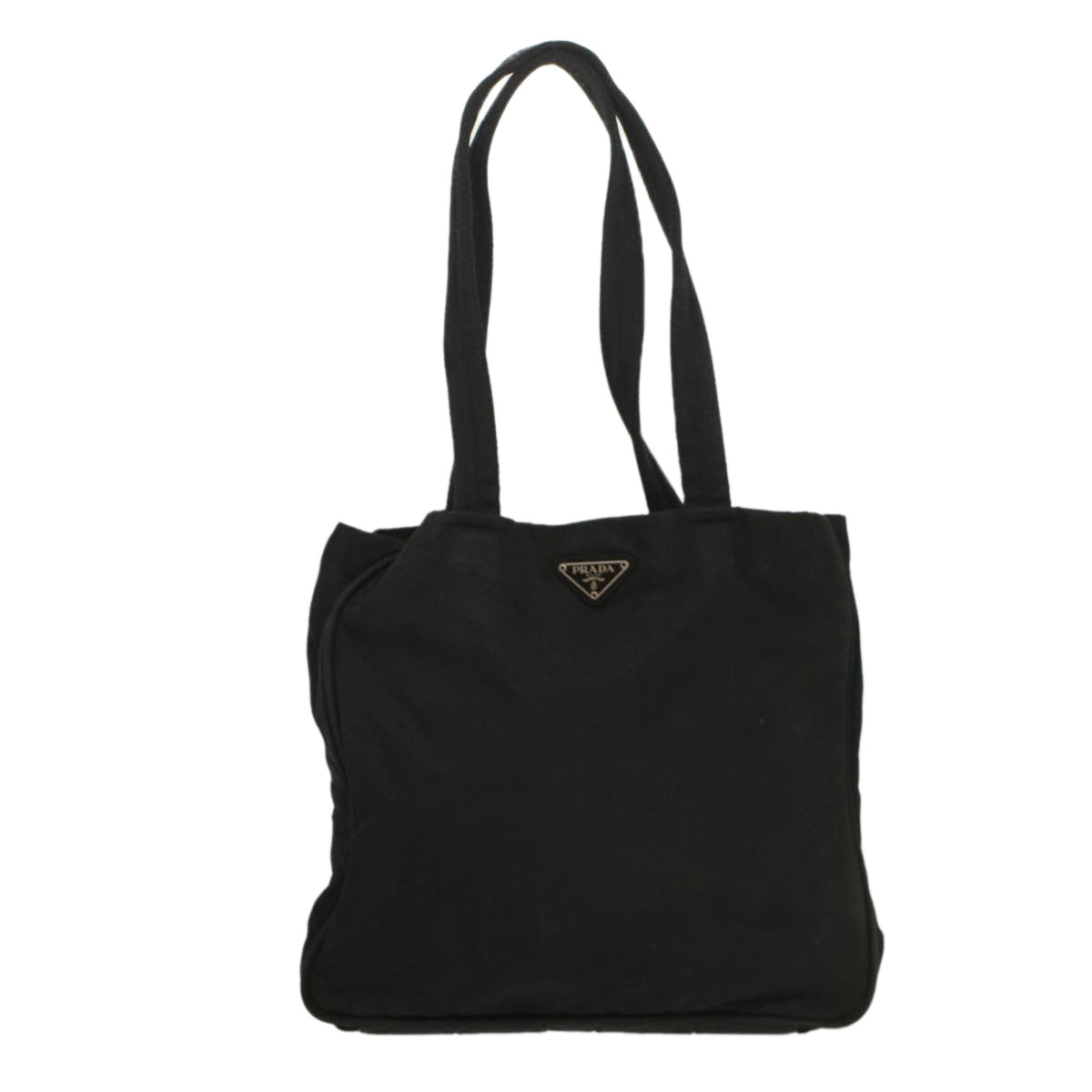 PRADA Tote Bag Nylon Black Auth bs8484