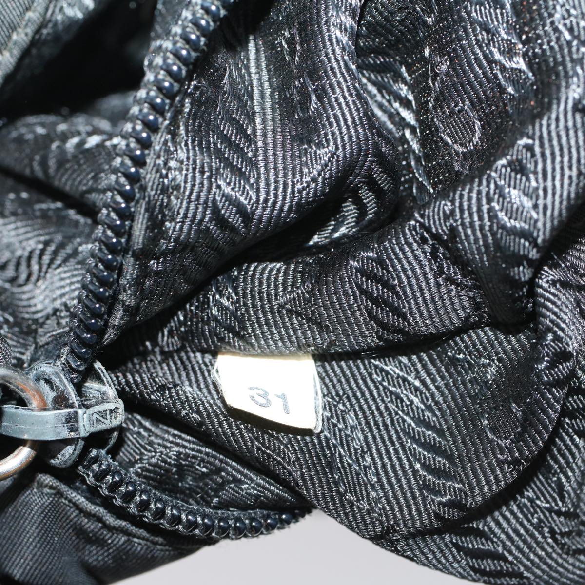 PRADA Tote Bag Nylon Black Auth bs8484