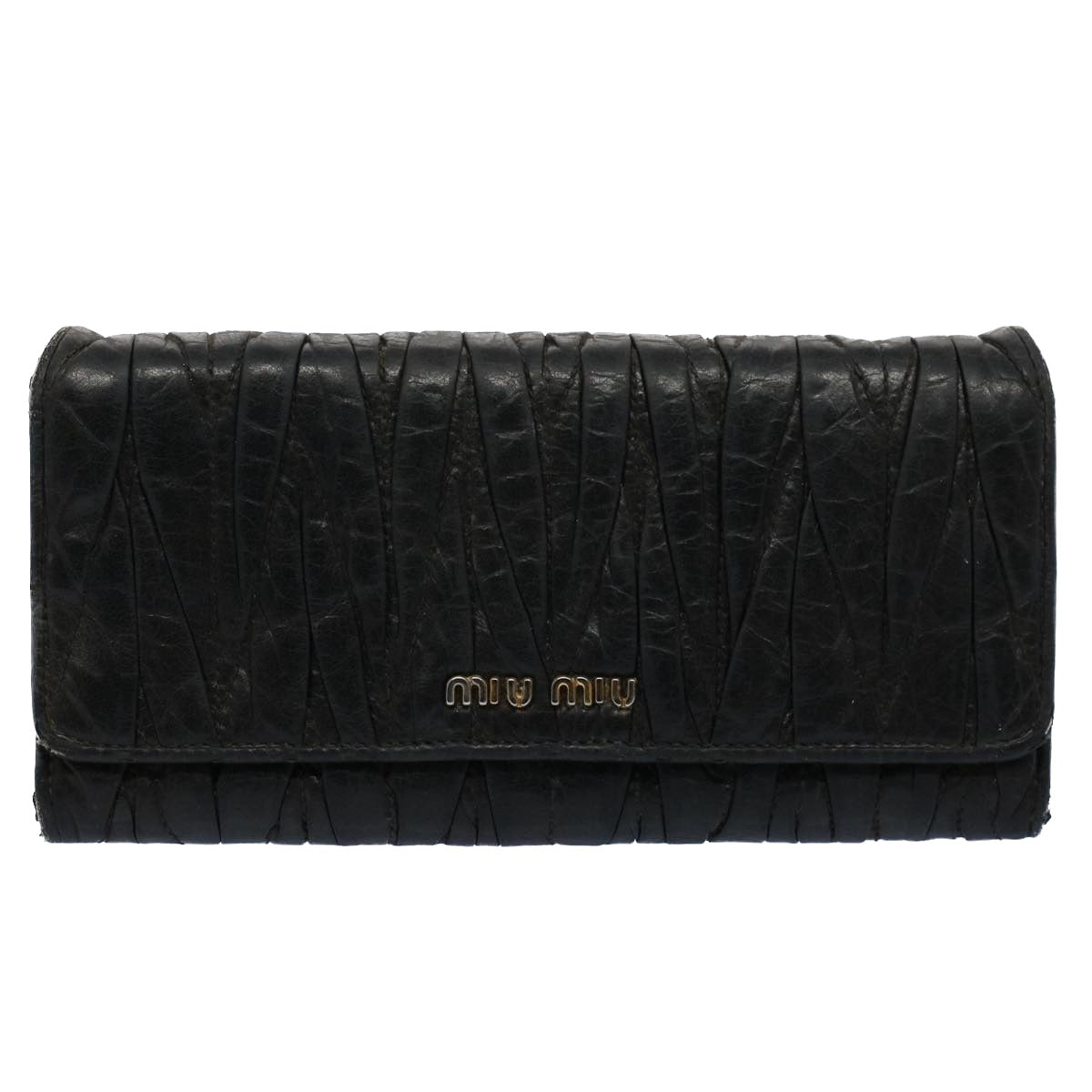Miu Miu Materasse Key Case Wallet Leather 6Set Pink Black Red Auth bs8521 - 0