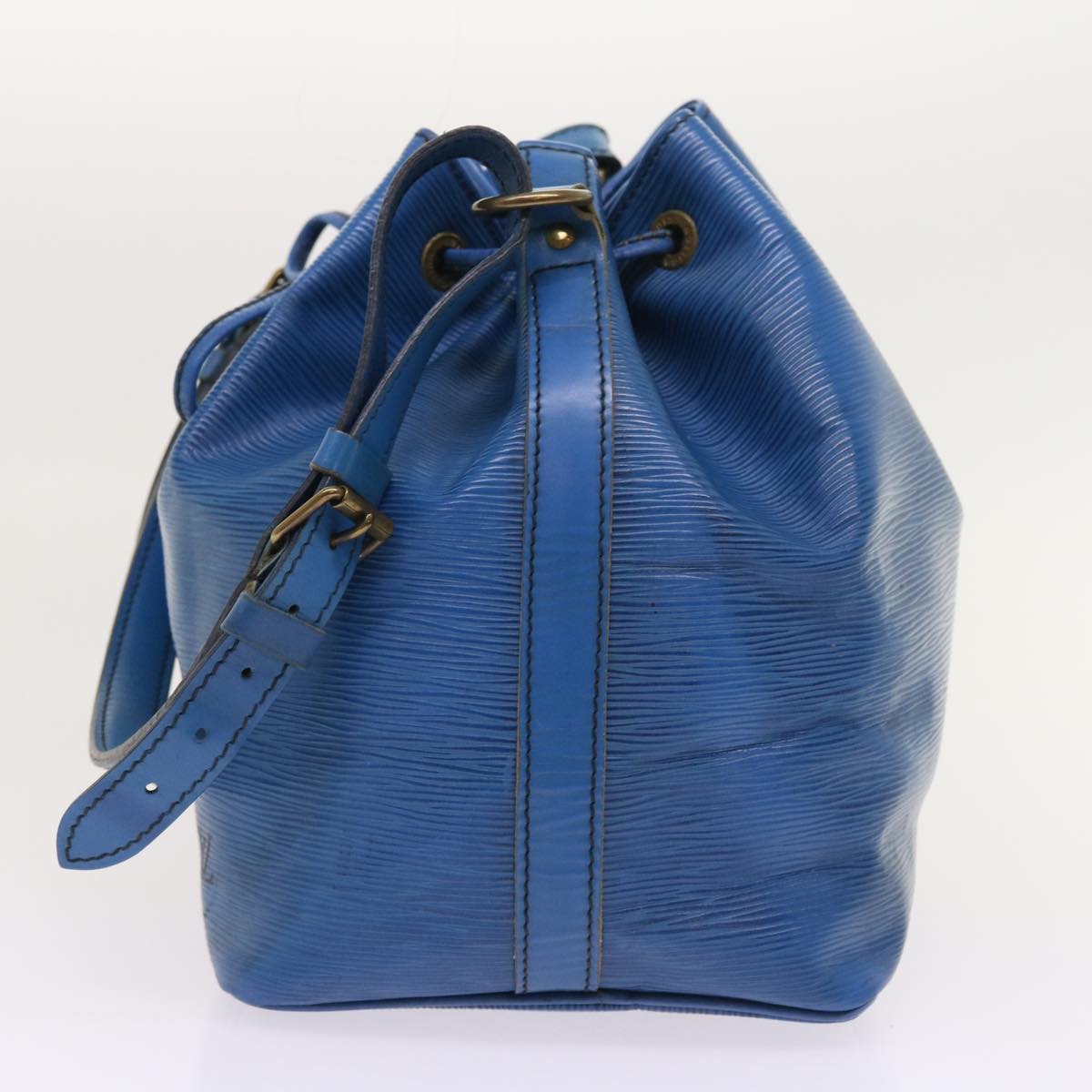 LOUIS VUITTON Epi Petit Noe Shoulder Bag Blue M44105 LV Auth bs8576