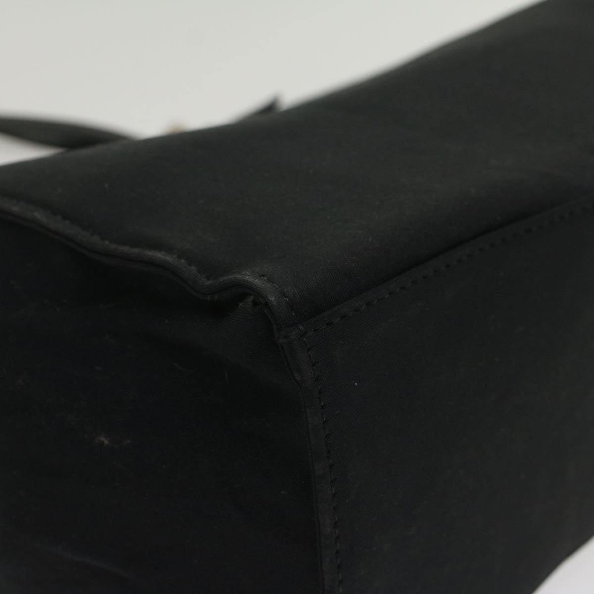 FENDI Tote Bag Nylon Black 0915808 Auth bs8596