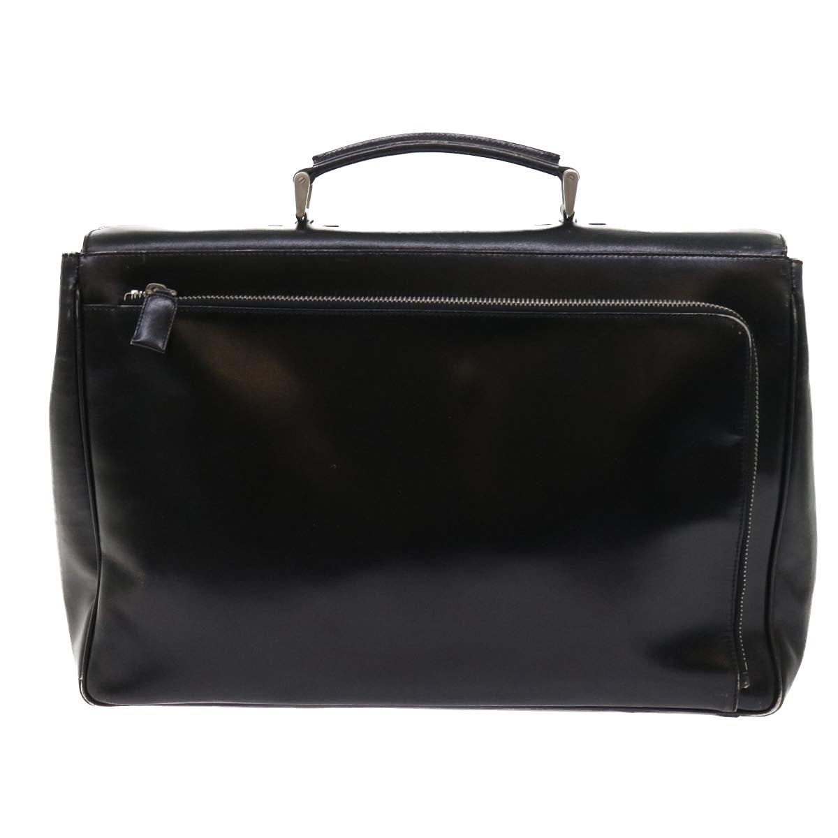 PRADA Business Bag Leather Black Auth bs8622 - 0