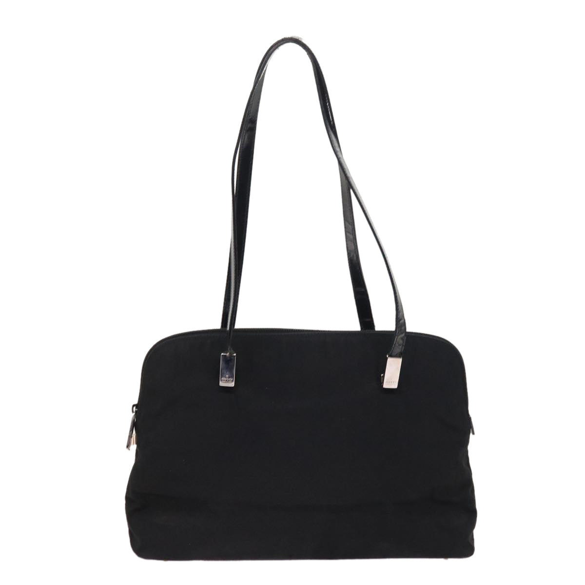 PRADA Shoulder Bag Nylon Canvas Black 002 1038 Auth bs8633 - 0