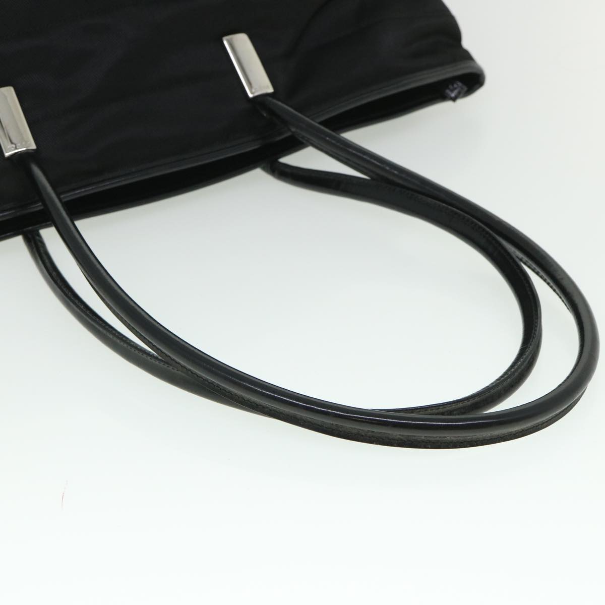 GUCCI Shoulder Bag Nylon Black 002 123 0456 Auth bs8636