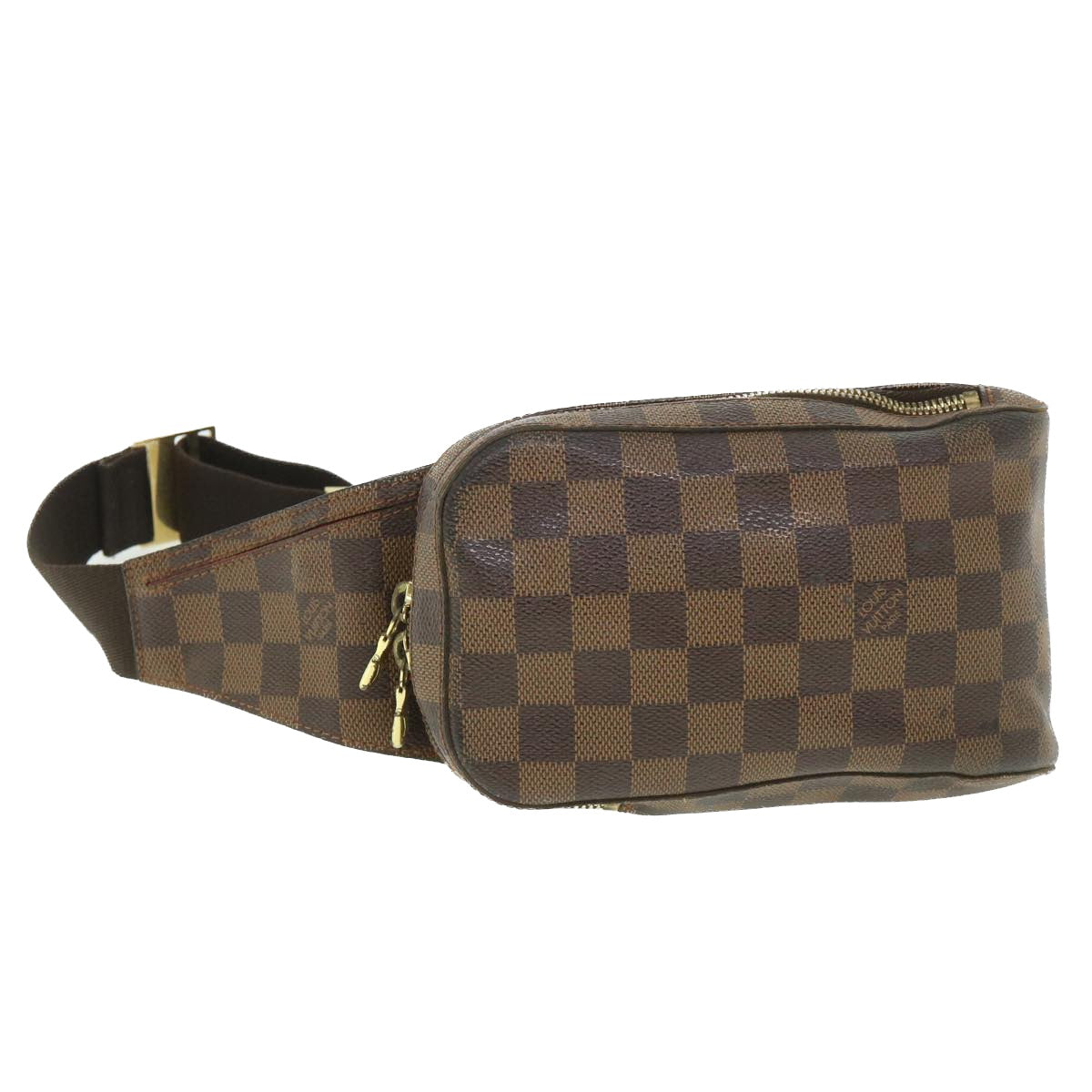 LOUIS VUITTON Damier Ebene Geronimos Shoulder Bag N51994 LV Auth bs8656