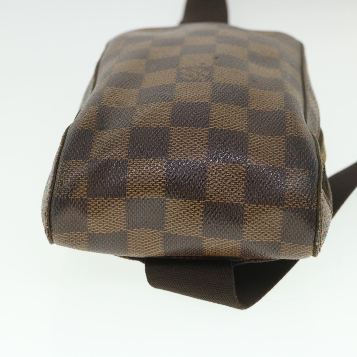 LOUIS VUITTON Damier Ebene Geronimos Shoulder Bag N51994 LV Auth bs8656