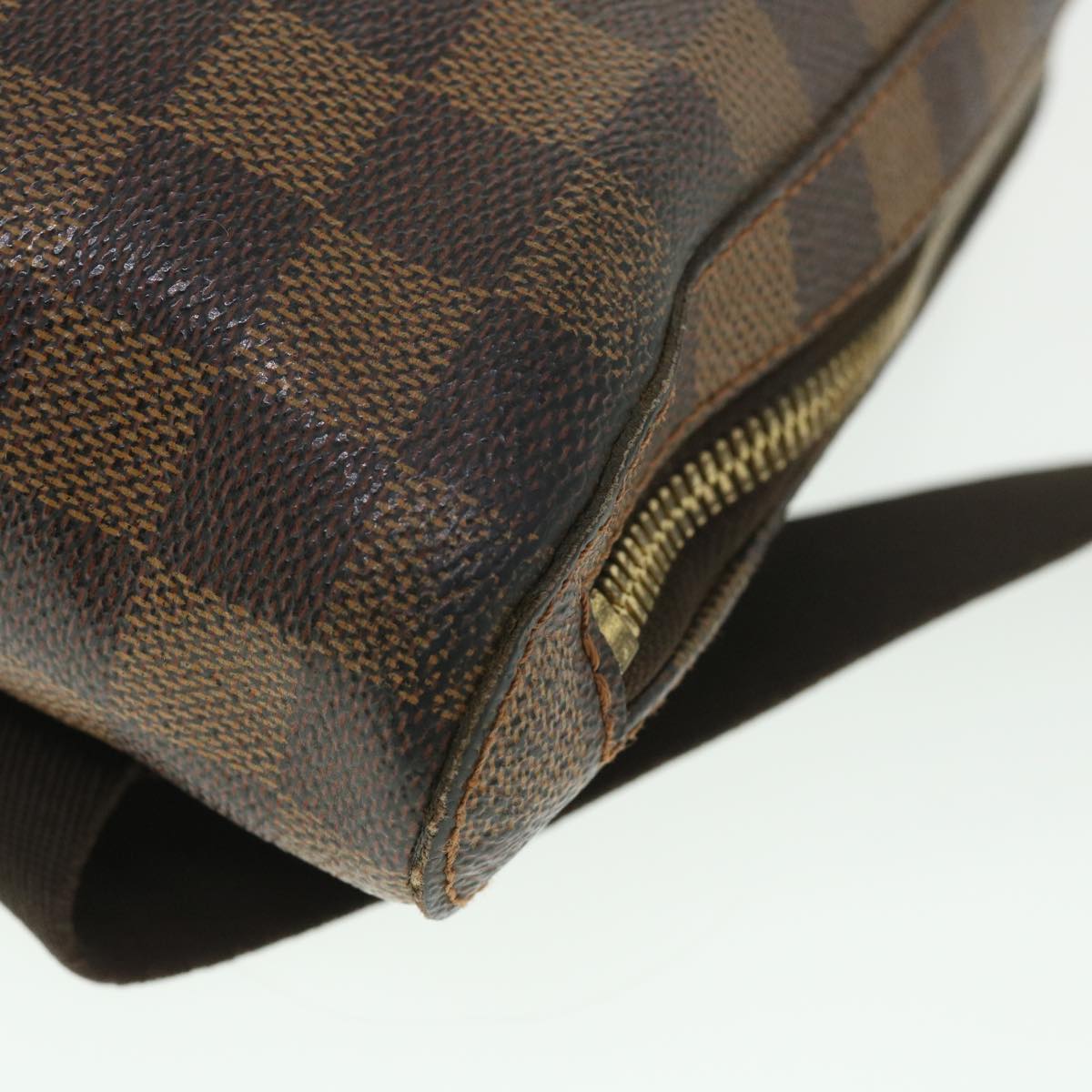 LOUIS VUITTON Damier Ebene Geronimos Shoulder Bag N51994 LV Auth bs8656