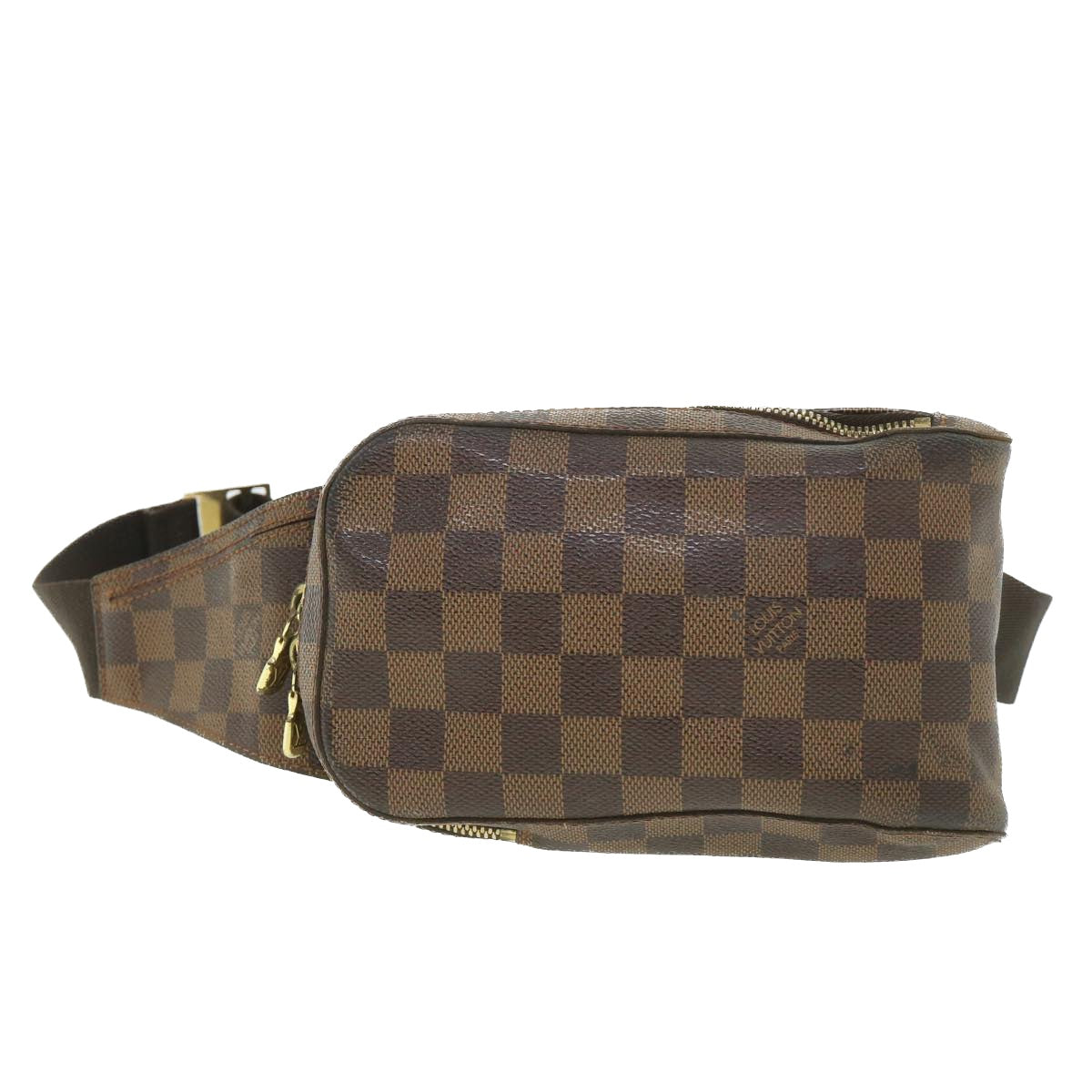 LOUIS VUITTON Damier Ebene Geronimos Shoulder Bag N51994 LV Auth bs8656