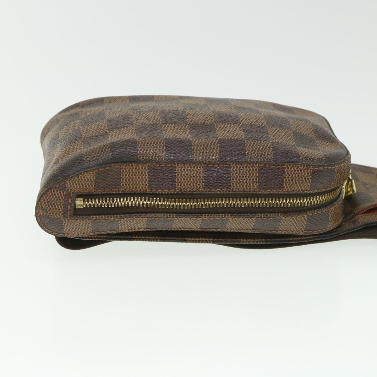 LOUIS VUITTON Damier Ebene Geronimos Shoulder Bag N51994 LV Auth bs8656