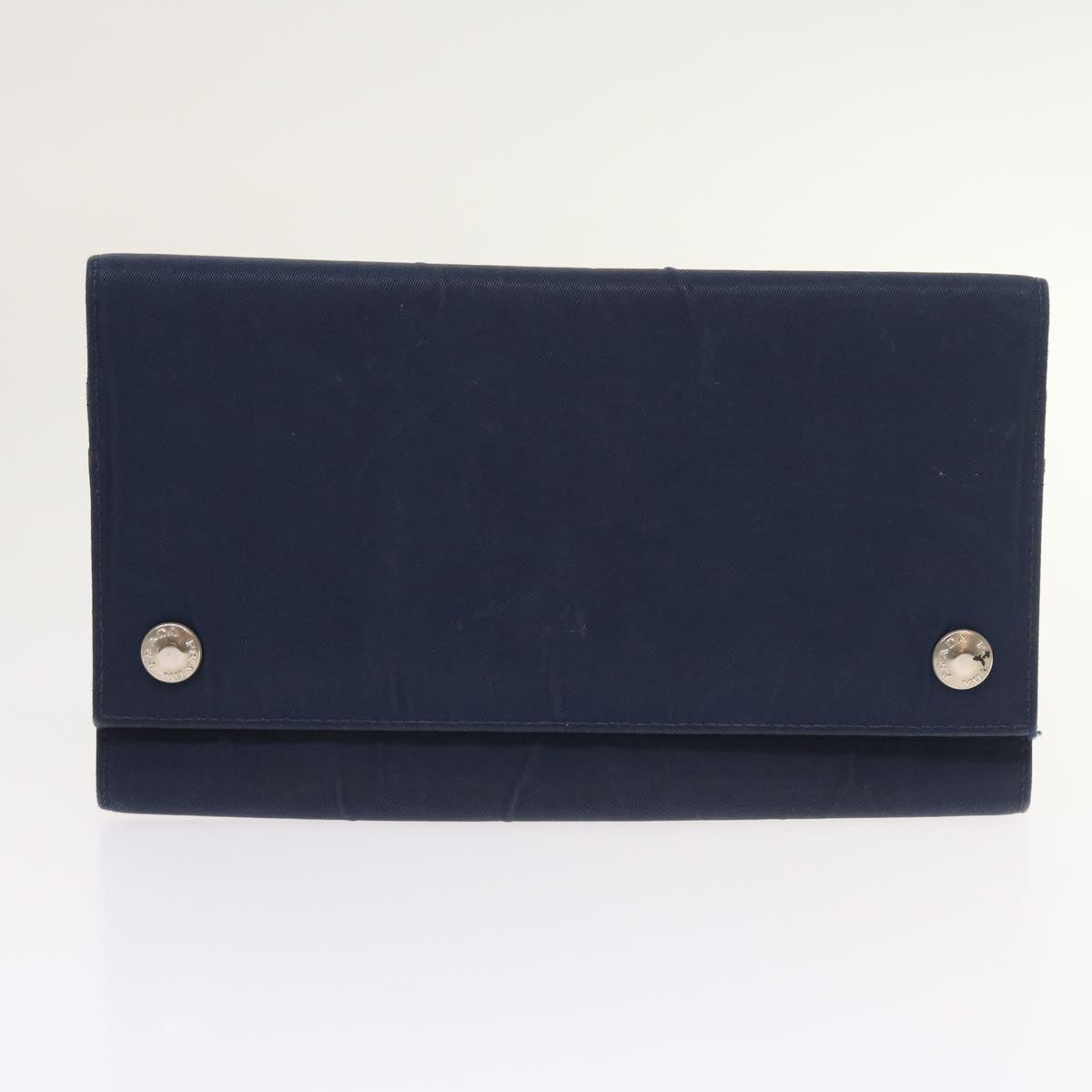 PRADA Wallet Nylon 6Set Black Navy Brown Auth bs8682