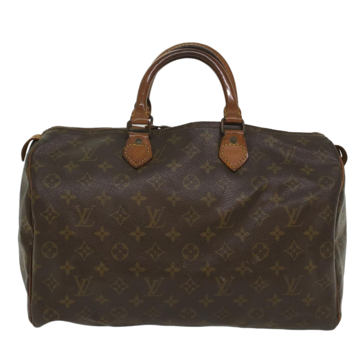 LOUIS VUITTON Monogram Speedy 35 Hand Bag M41524 LV Auth bs8700