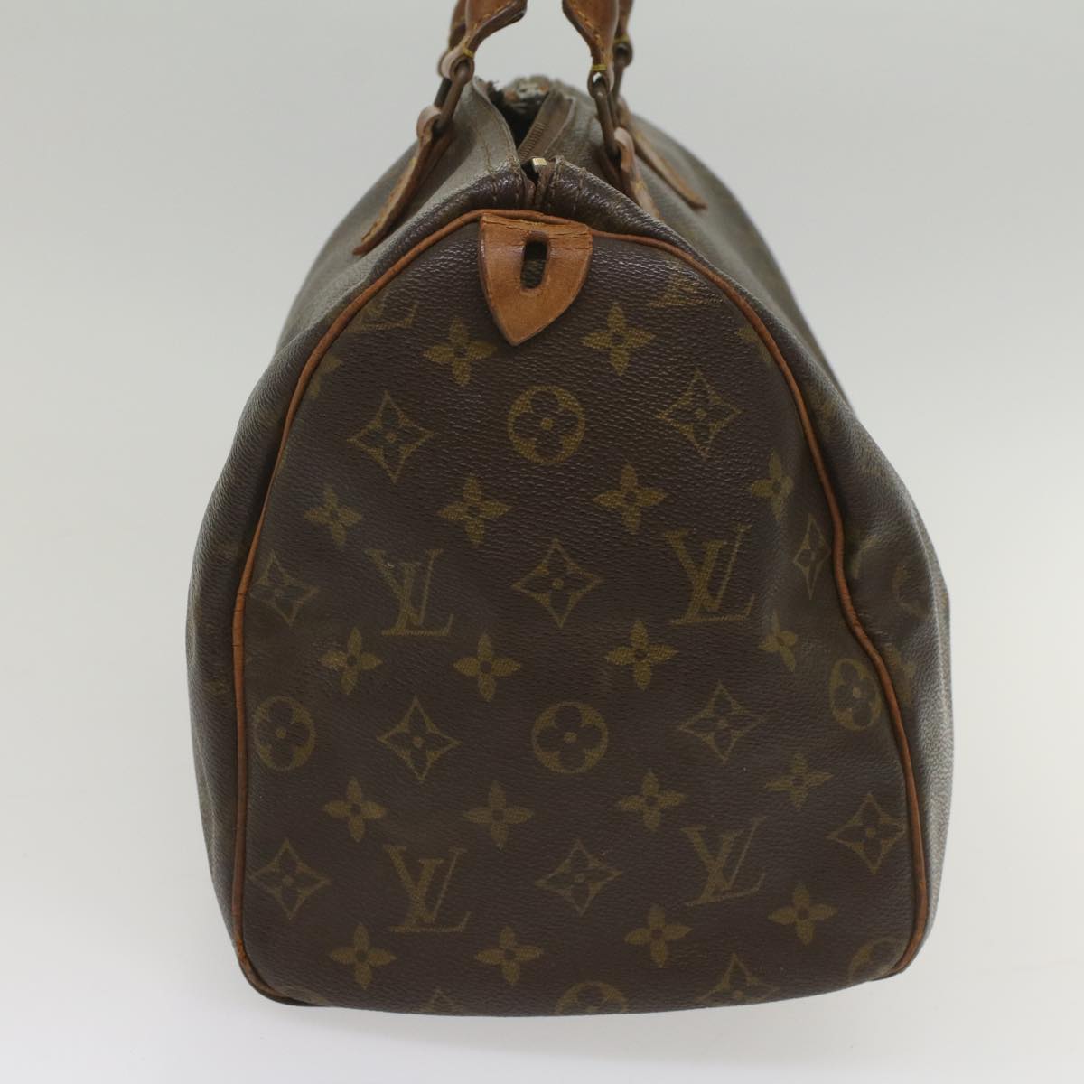 LOUIS VUITTON Monogram Speedy 35 Hand Bag M41524 LV Auth bs8700