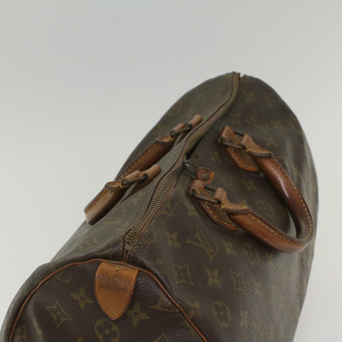 LOUIS VUITTON Monogram Speedy 35 Hand Bag M41524 LV Auth bs8700