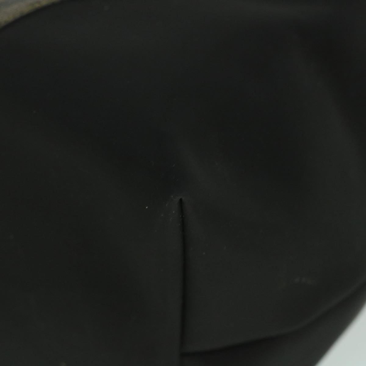 FENDI Pecan Canvas Hand Bag Black Auth bs8734